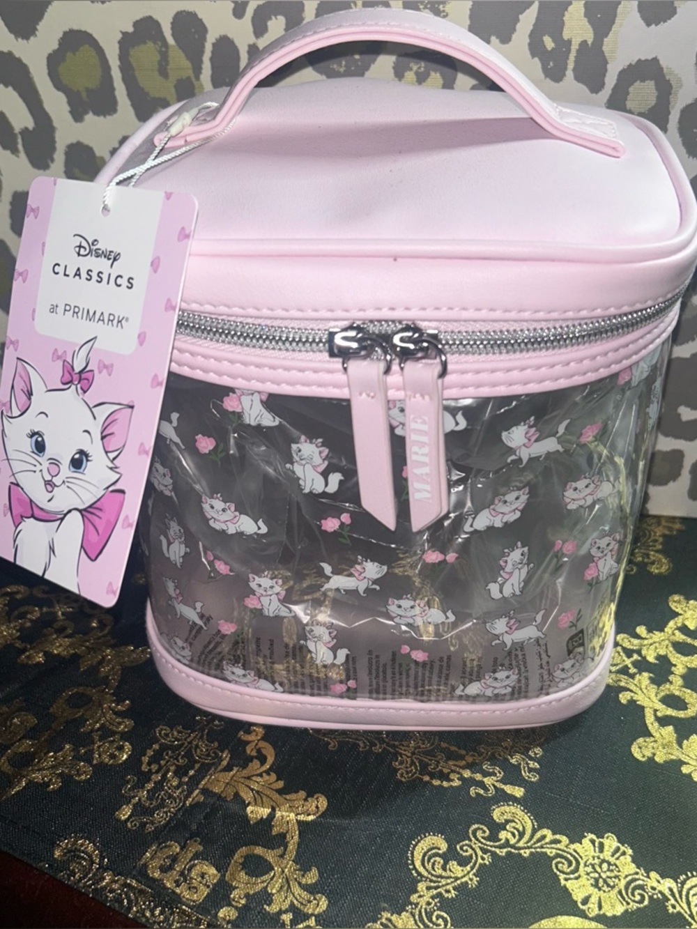 Disney’s The Aristocats Marie The Cat Makeup cosmetic Bag HTF limited edition